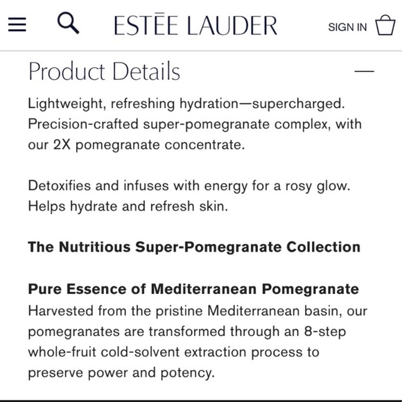 Estée Lauder Nutritious Super Light Pomegranate Lotion - Picture 3 of 4